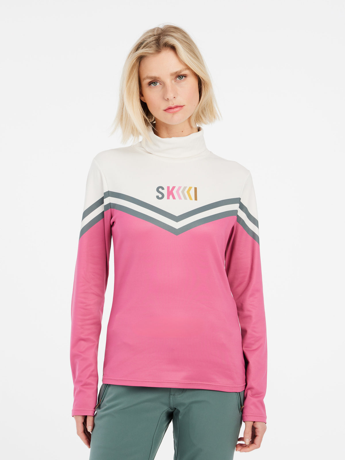 PROTEST PRTMERCI 1/4 zip active t | Rose Dust