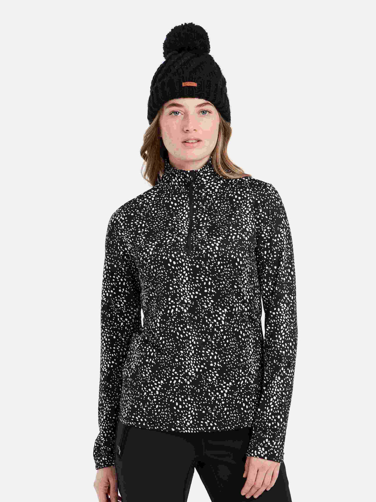 PROTEST PRTGRENADA 1/4 zip top | True Black