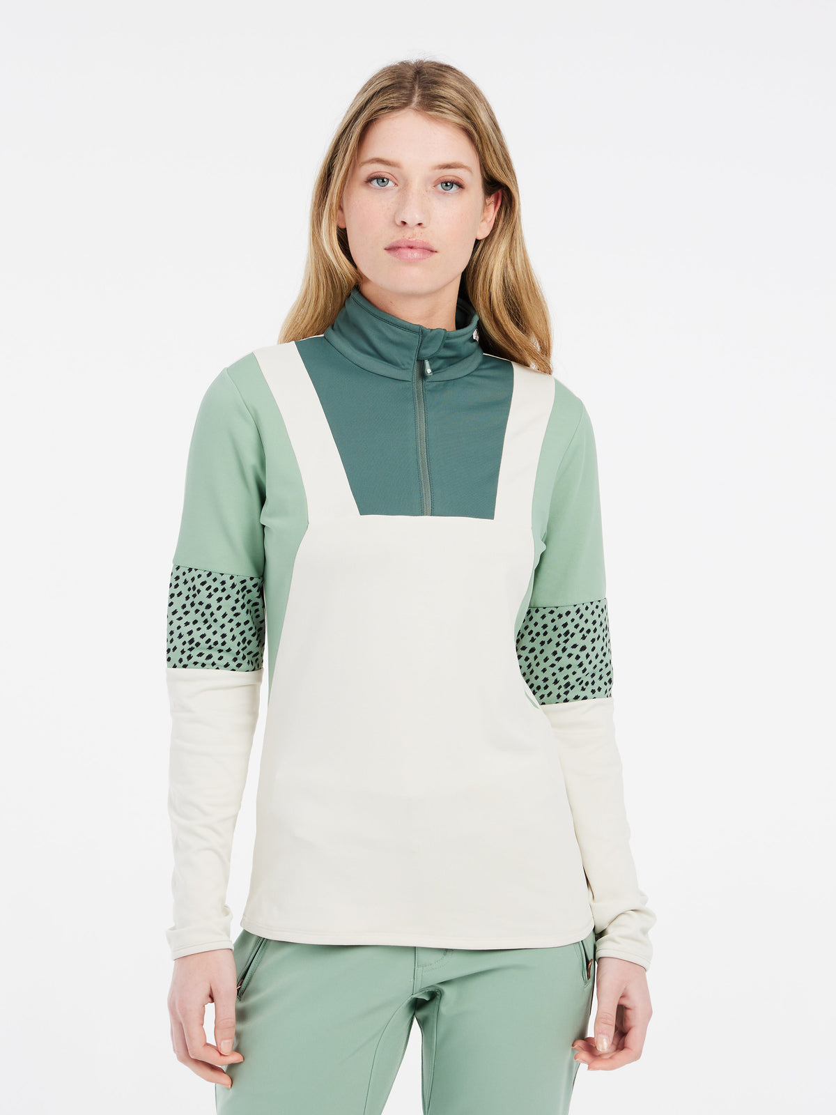 PROTEST PRTMORPH 1/4 zip active t | Evergreen