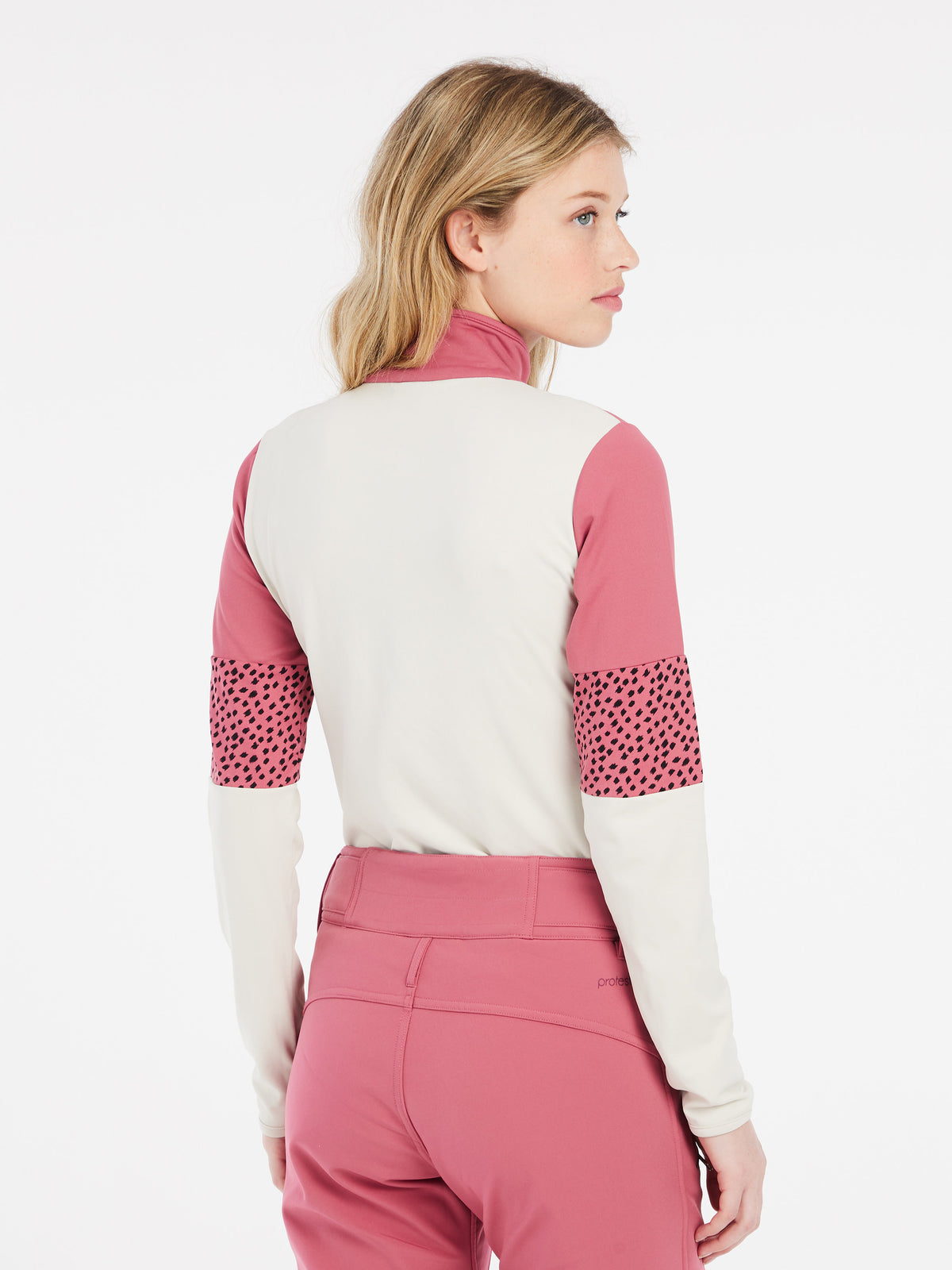 PROTEST PRTMORPH 1/4 zip active t | Rose Dust
