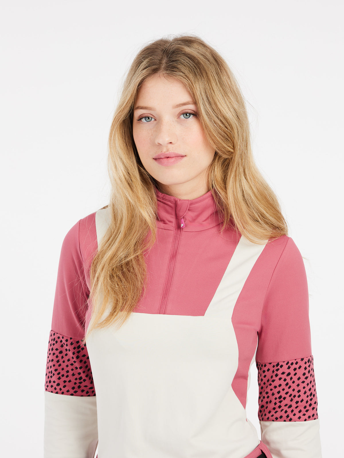 PROTEST PRTMORPH 1/4 zip active t | Rose Dust