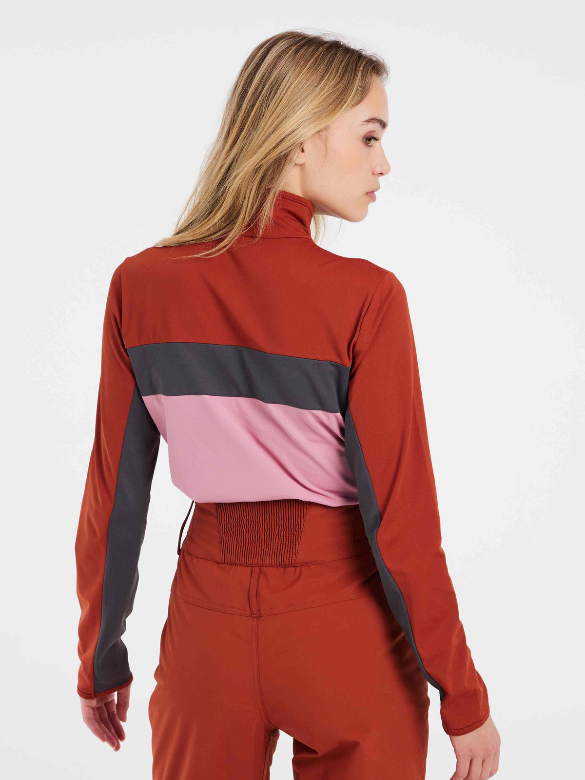 PROTEST PRTNAIADS 1/4 zip top | Uluru Rust