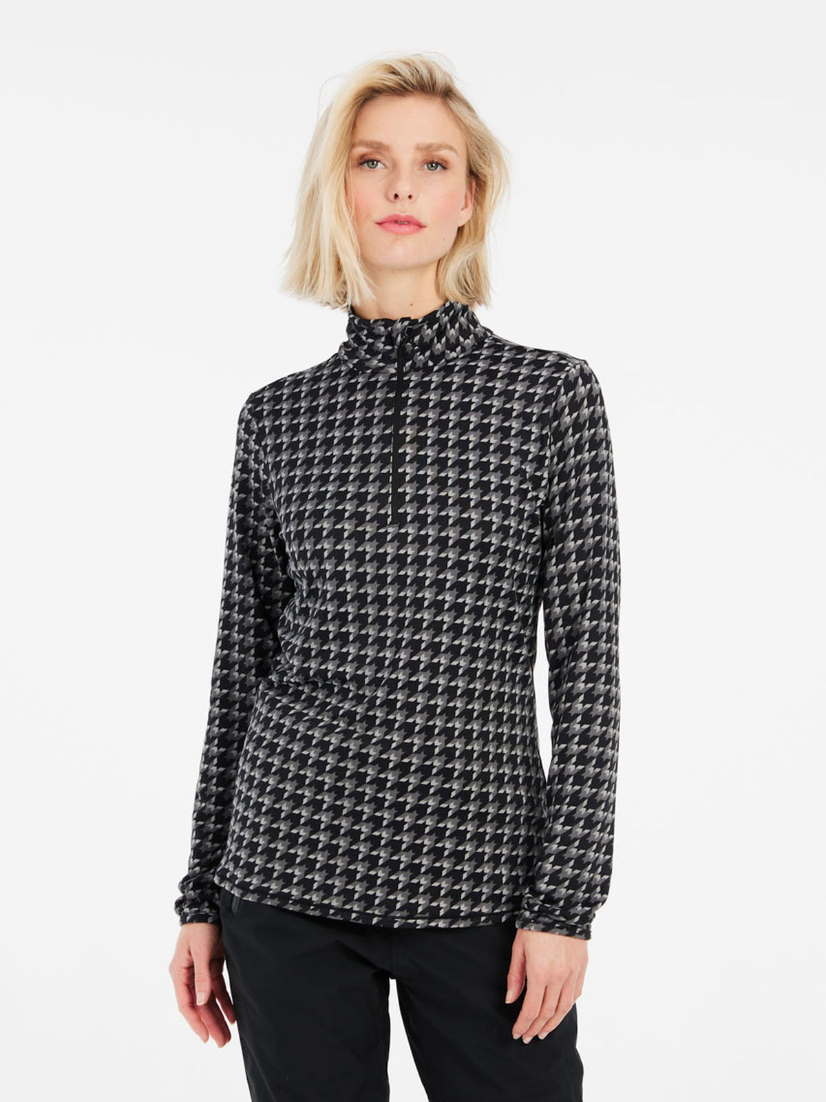 PROTEST PRTNOON 1/4 zip active to | True Black