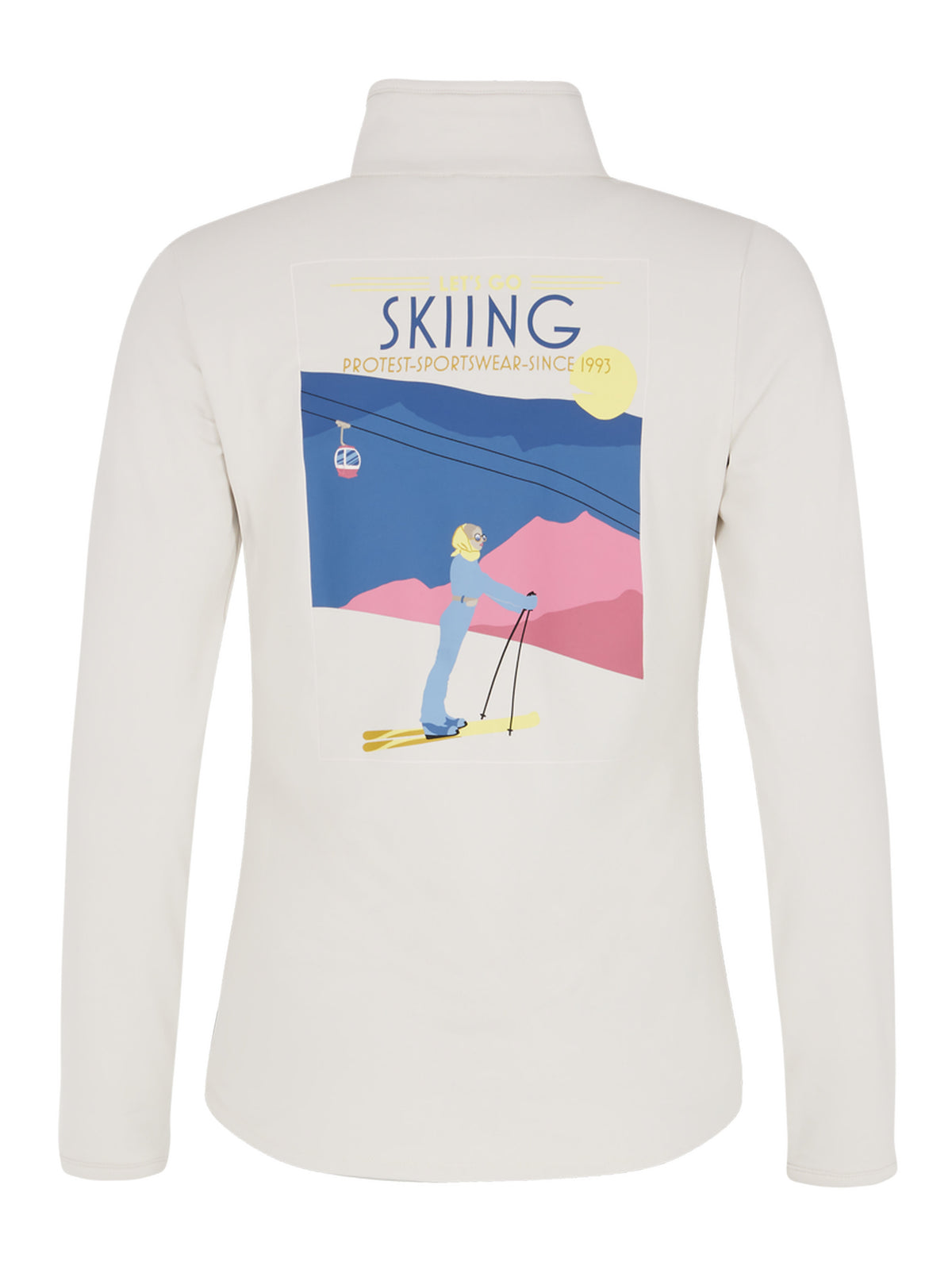 PROTEST PRTLUNAR 1/4 zip active t | Kitoffwhite