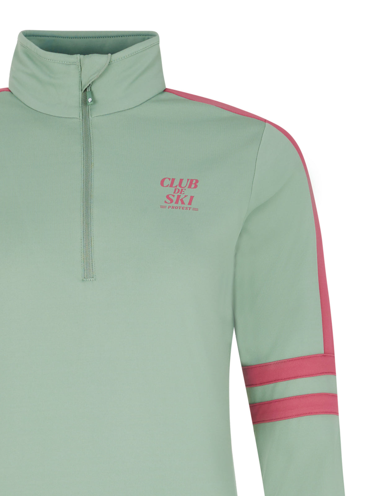 PROTEST PRTPRUE 1/4 zip active to | Green Baygreen