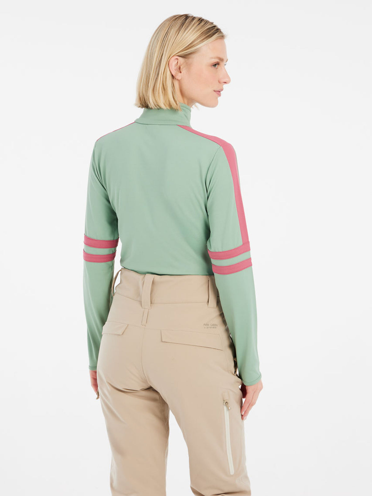 PROTEST PRTPRUE 1/4 zip active to | Green Baygreen