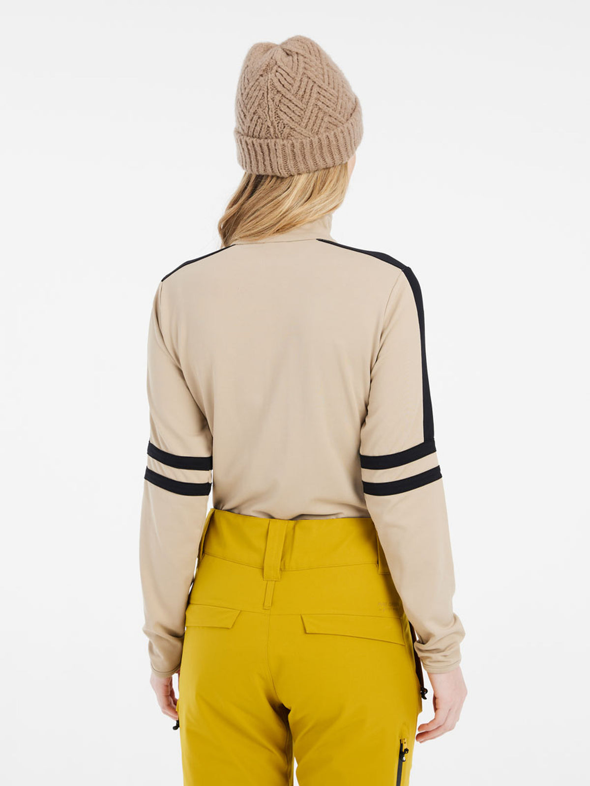 PROTEST PRTPRUE 1/4 zip active to | BambooBeige