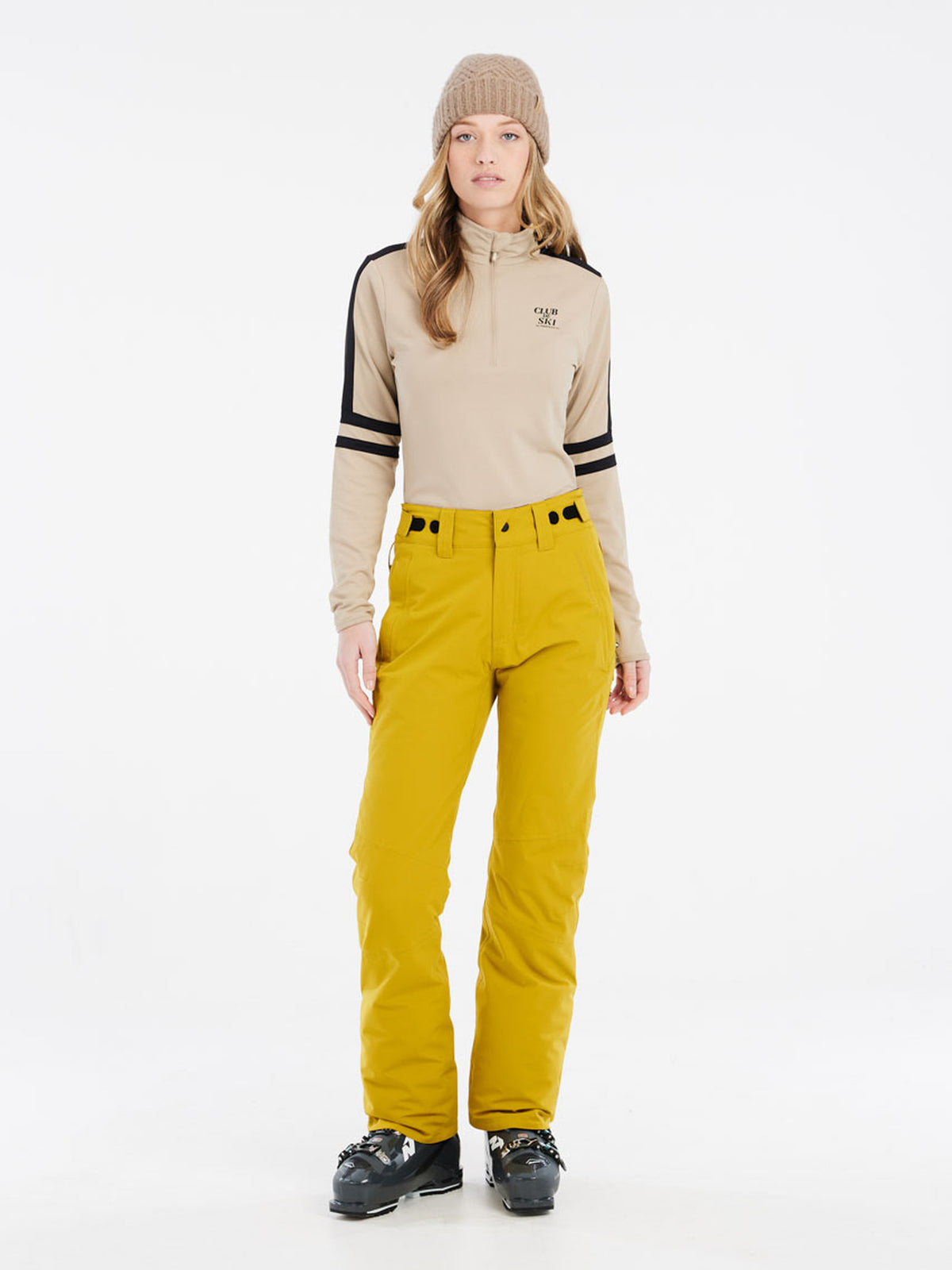 PROTEST PRTPRUE 1/4 zip active to | BambooBeige