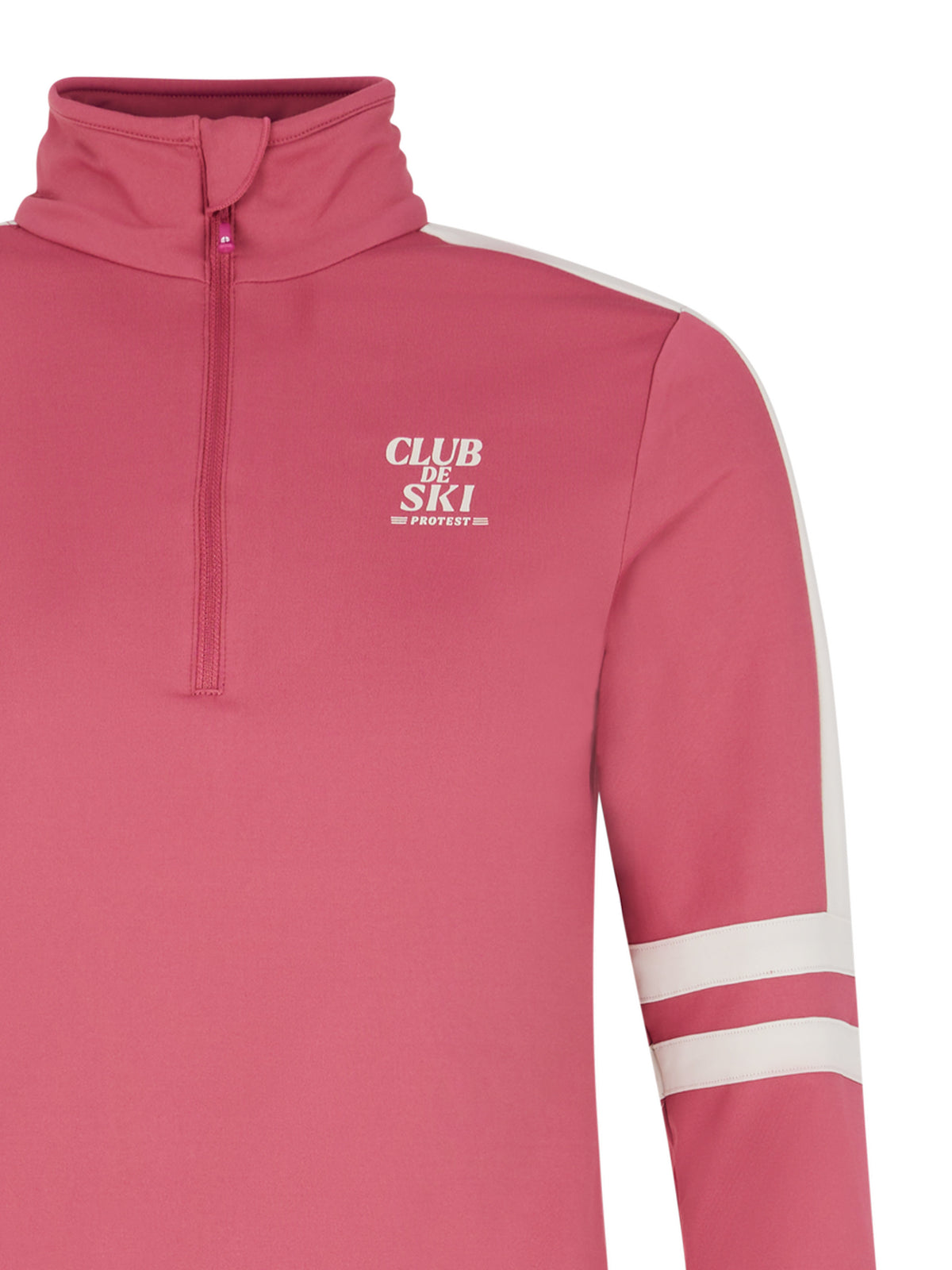 PROTEST PRTPRUE 1/4 zip active to | Rose Dust