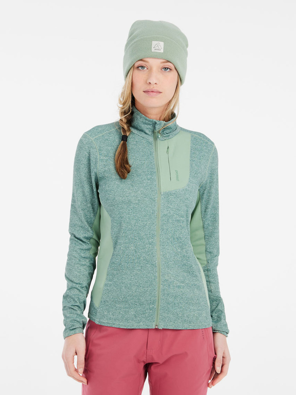 PROTEST PRTLISBON fullzip active | Green Baygreen