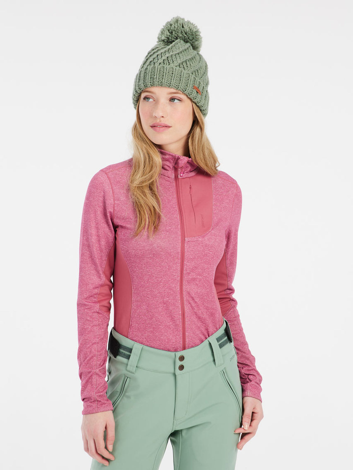 PROTEST PRTLISBON fullzip active | Rose Dust