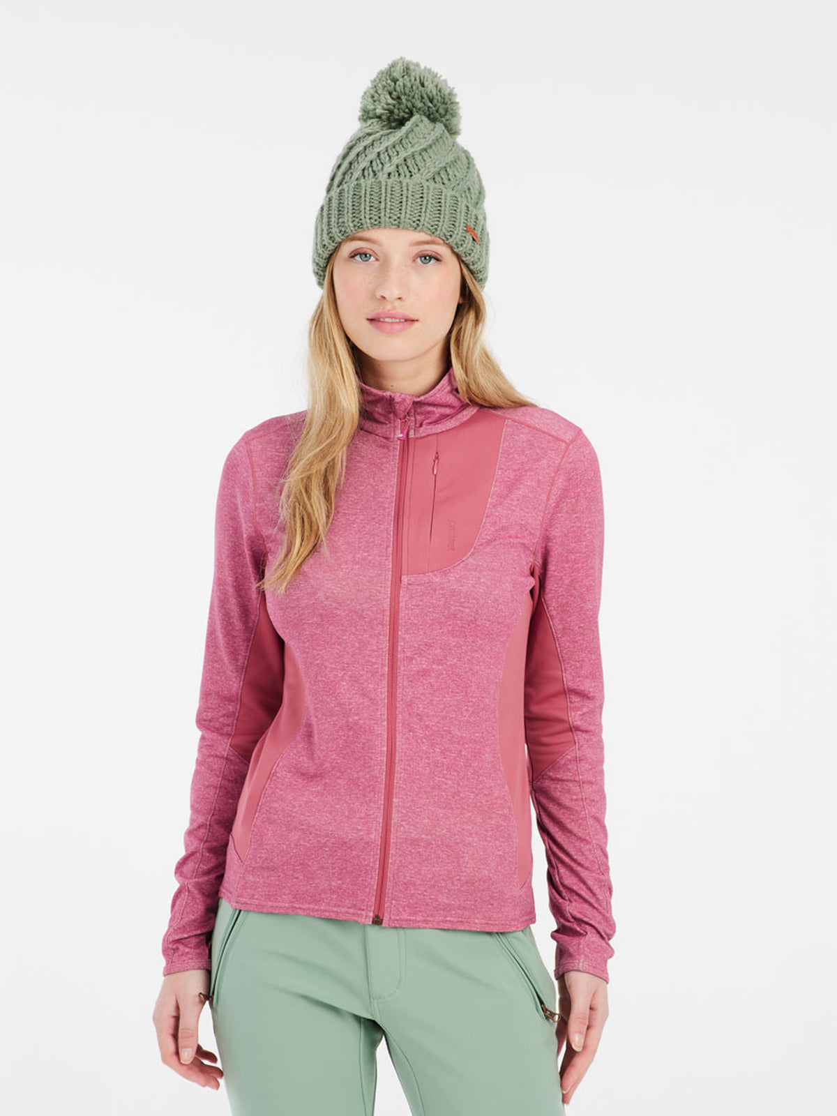 PROTEST PRTLISBON fullzip active | Rose Dust