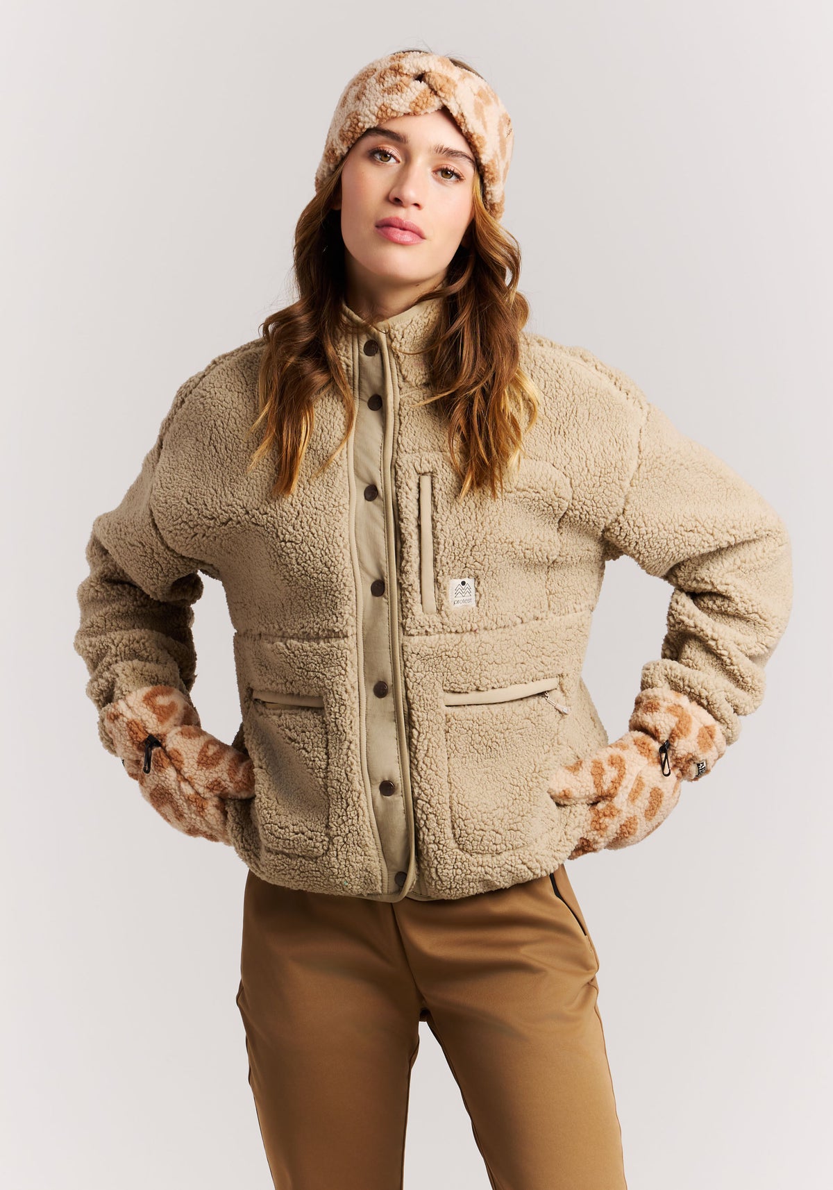 PROTEST PRTLUX Fullzips | BambooBeige