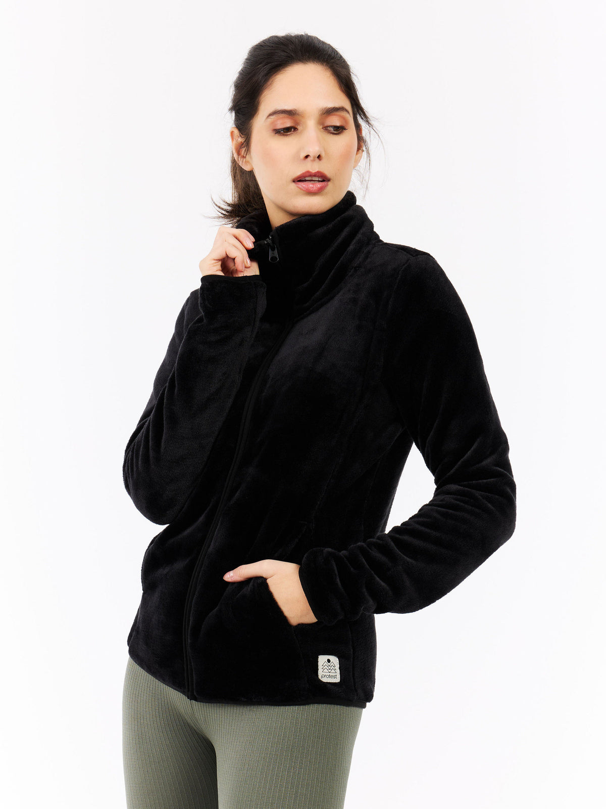 PROTEST PRTVANCE Outdoor sweaters & Zip ups | True Black