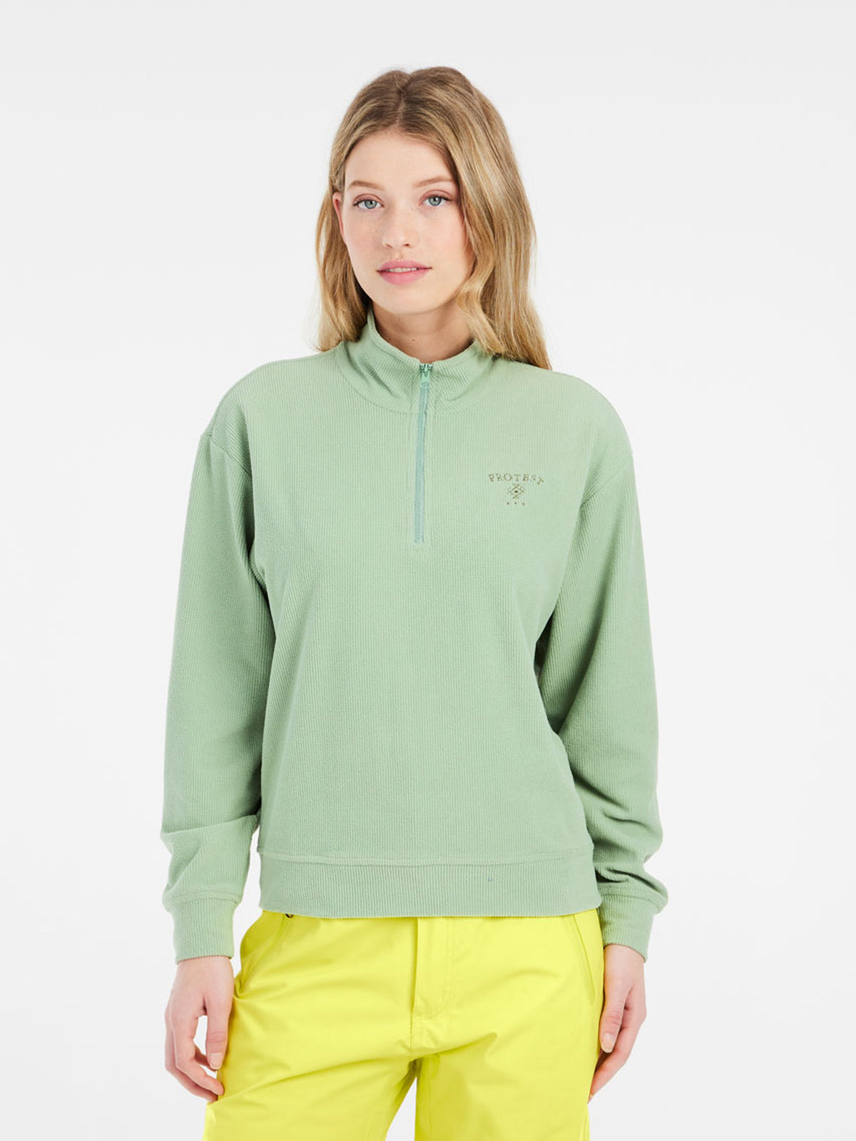PROTEST PRTNAPPA outdoor 1/4 zip | Green Baygreen