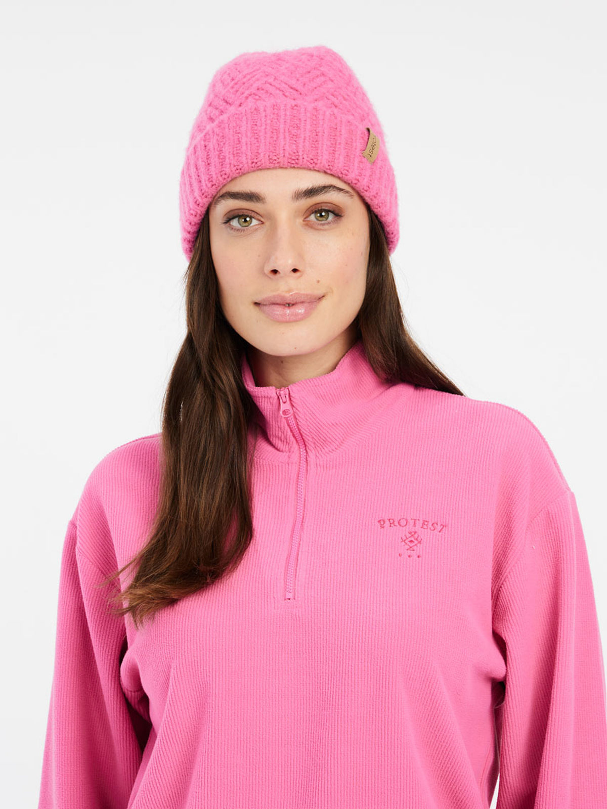 PROTEST PRTNAPPA outdoor 1/4 zip | Foxy Pink
