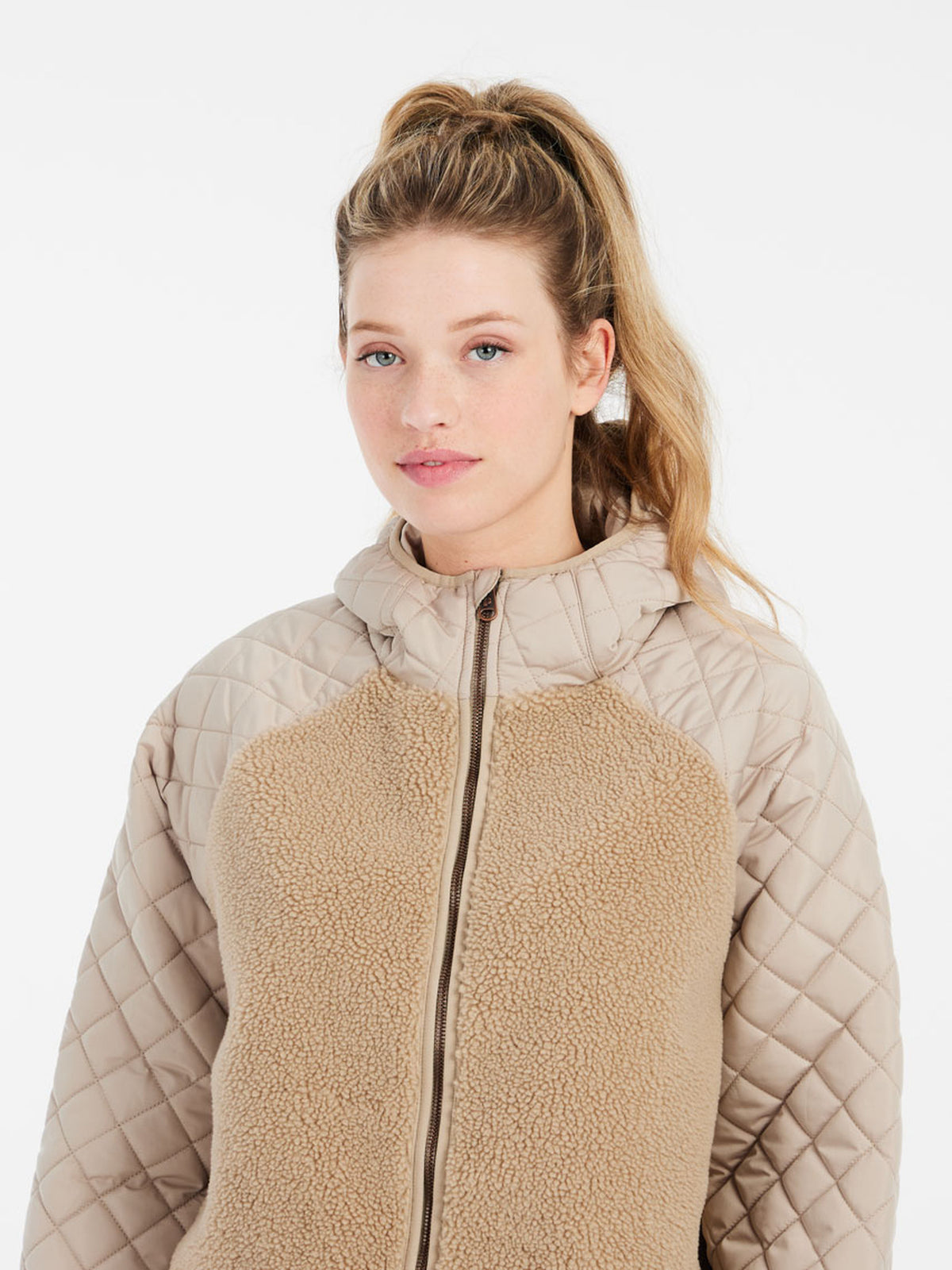 PROTEST PRTSUMACY outdoor fullzip | BambooBeige