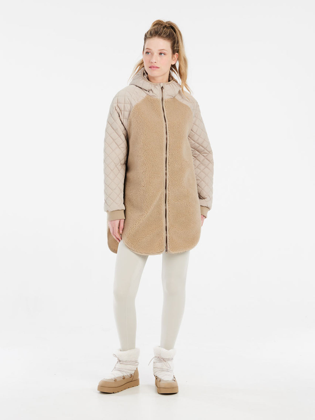 PROTEST PRTSUMACY outdoor fullzip | BambooBeige