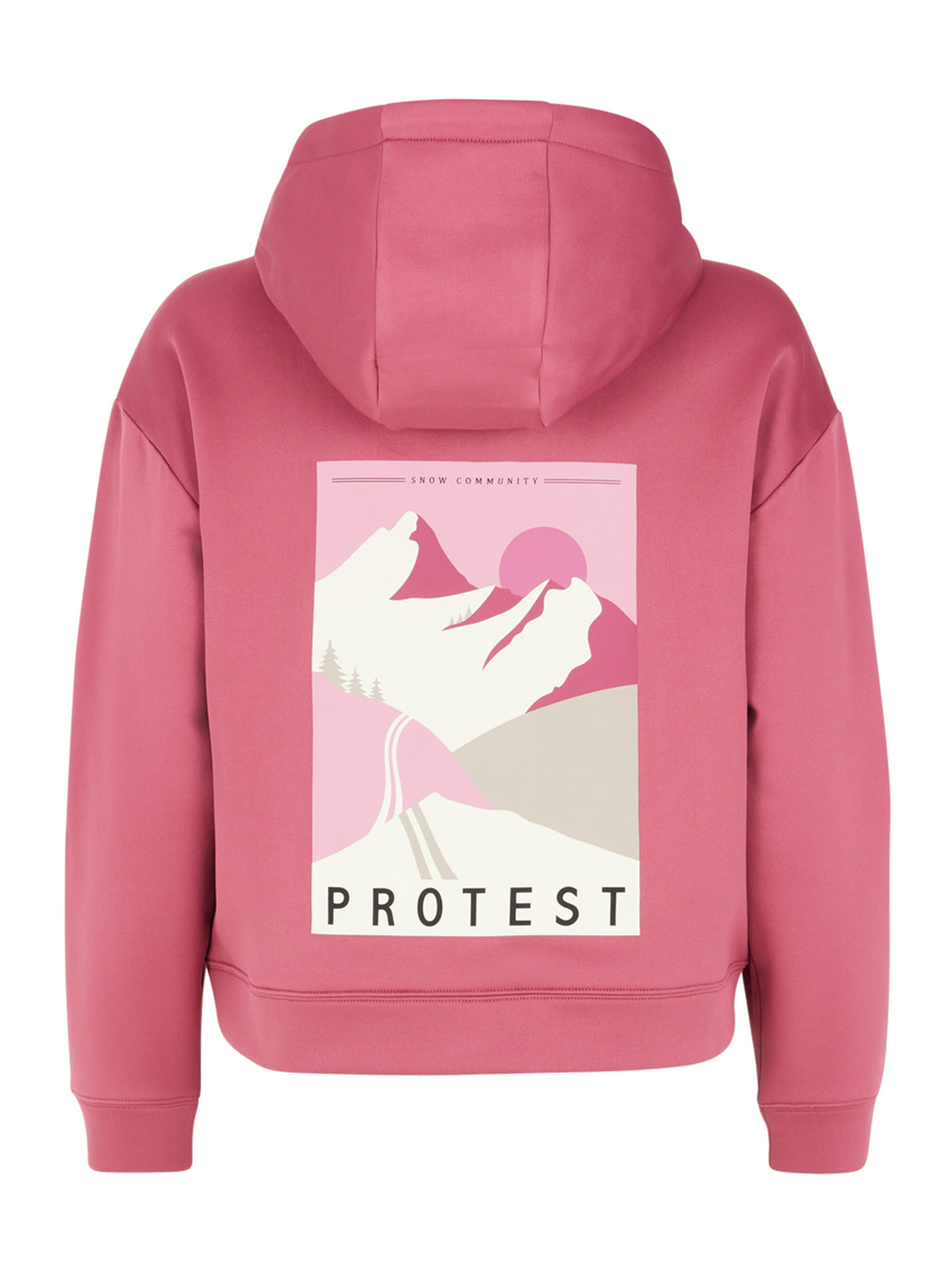 PROTEST PRTTEAM fullziphoody | Rose Dust
