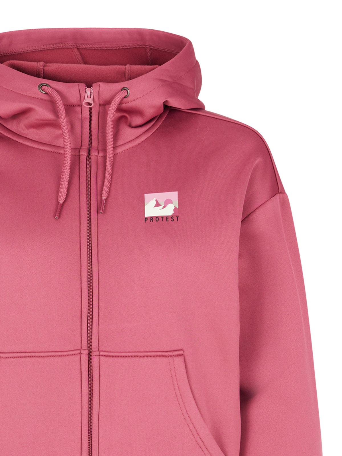 PROTEST PRTTEAM fullziphoody | Rose Dust