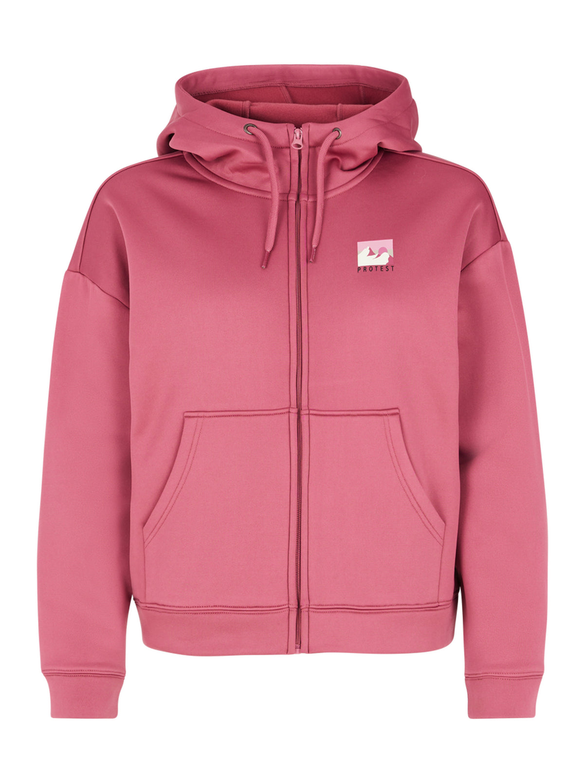 PROTEST PRTTEAM fullziphoody | Rose Dust