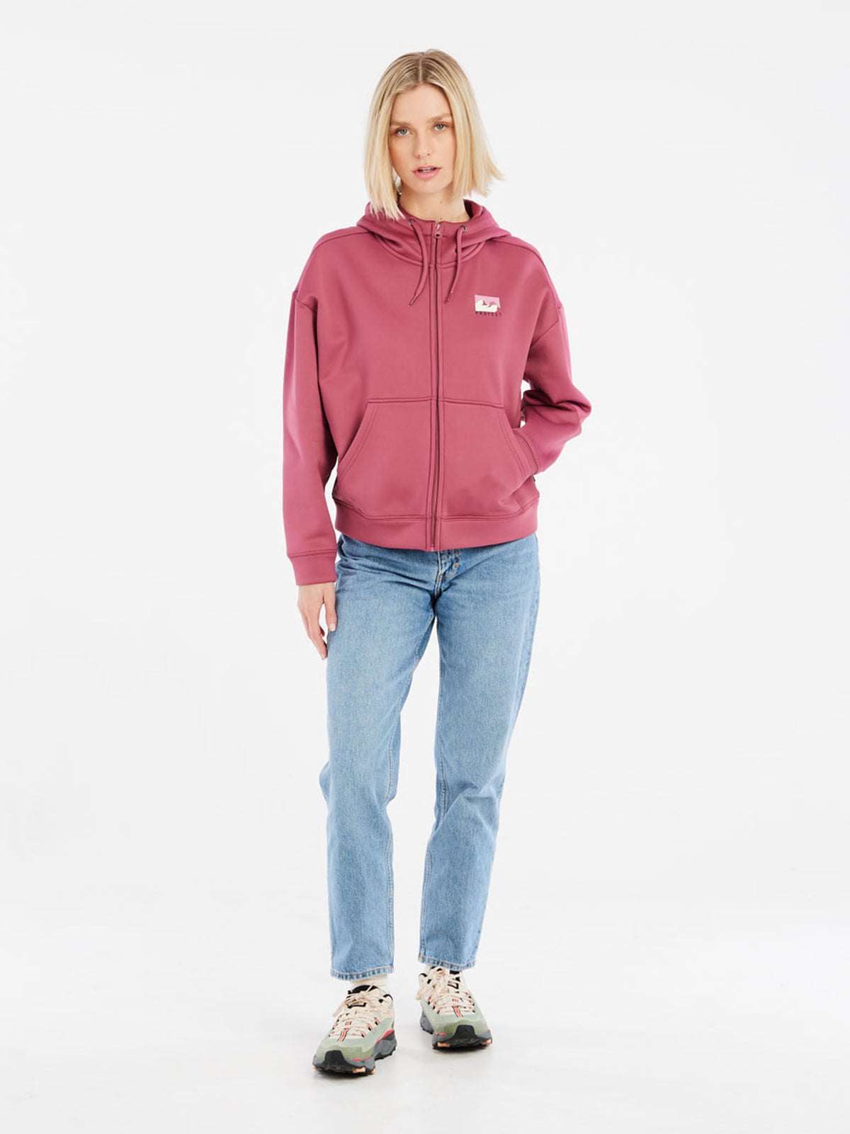 PROTEST PRTTEAM fullziphoody | Rose Dust