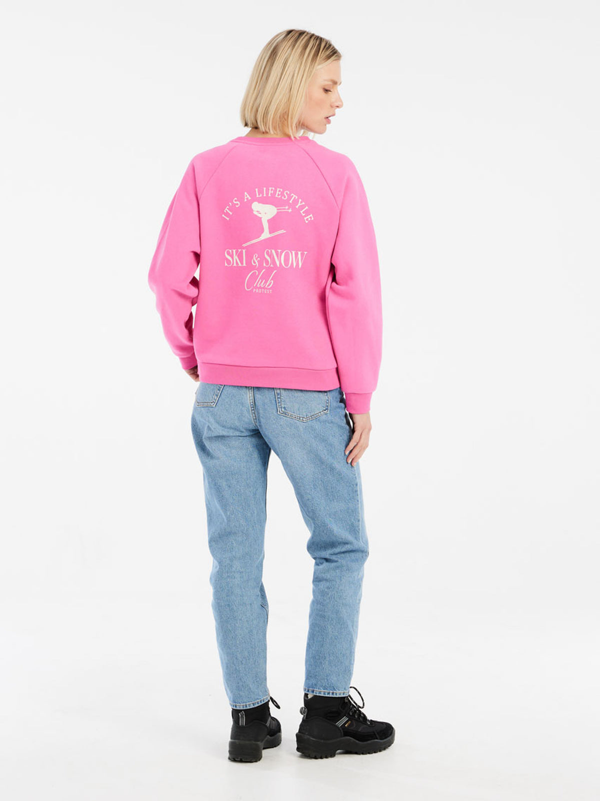 PROTEST PRTAQUA sweatshirt | Foxy Pink