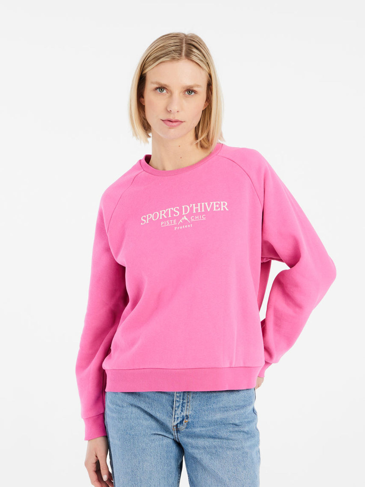 PROTEST PRTAQUA sweatshirt | Foxy Pink