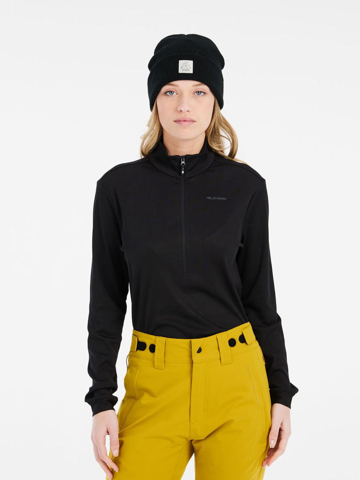 PROTEST PRTCUPID 1/4 zip active t | True Black