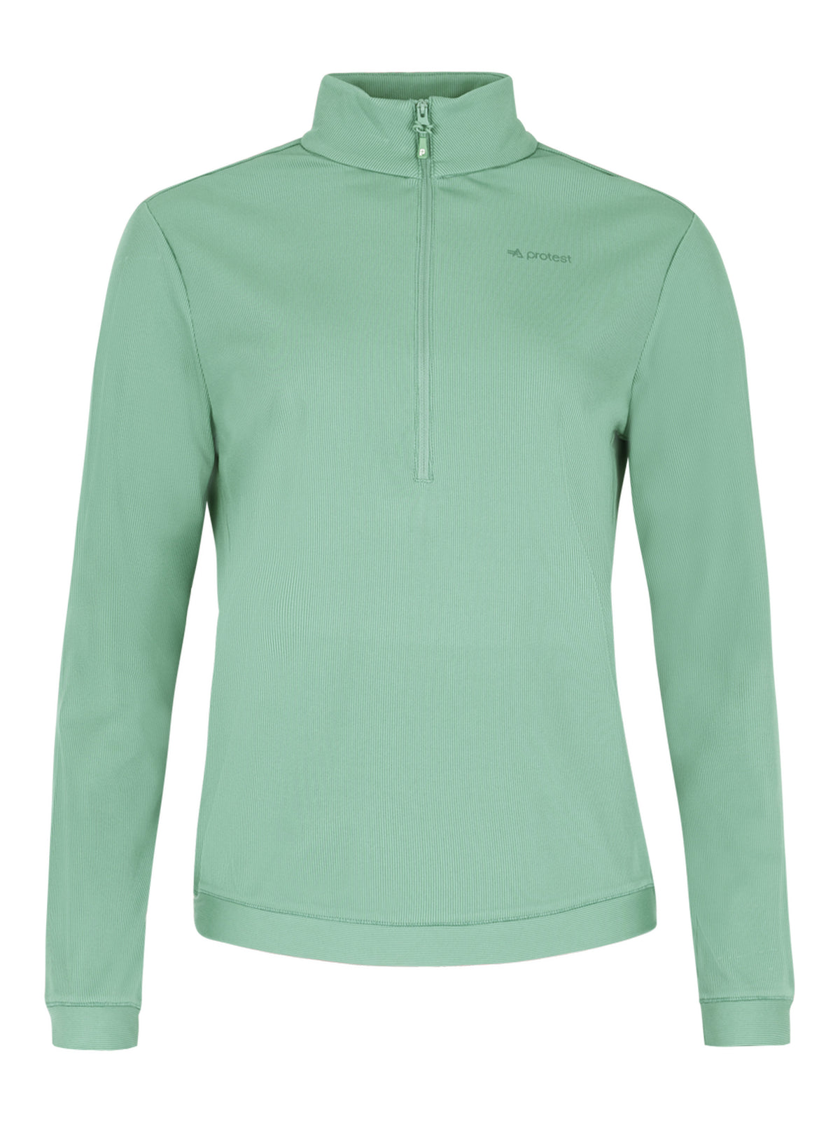 PROTEST PRTCUPID 1/4 zip active t | Green Baygreen