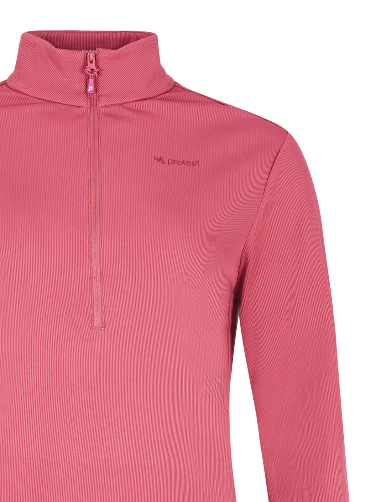 PROTEST PRTCUPID 1/4 zip active t | Rose Dust