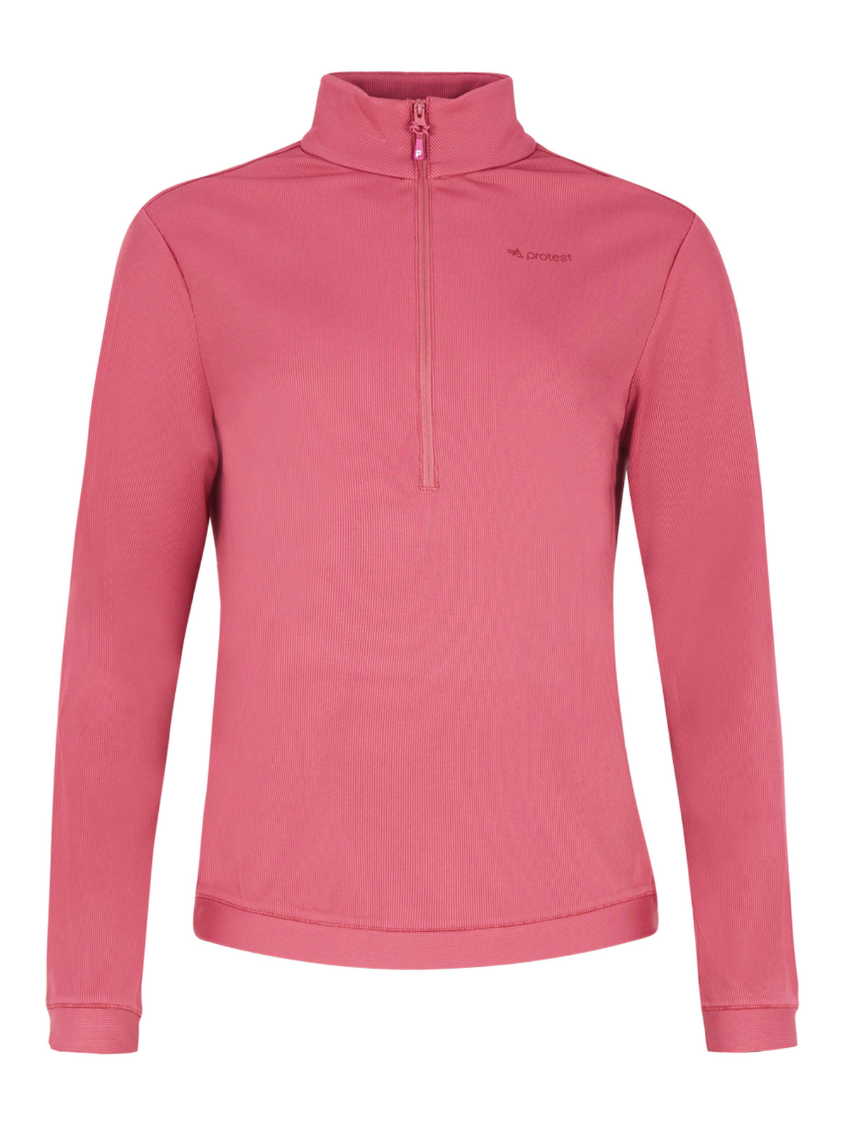 PROTEST PRTCUPID 1/4 zip active t | Rose Dust