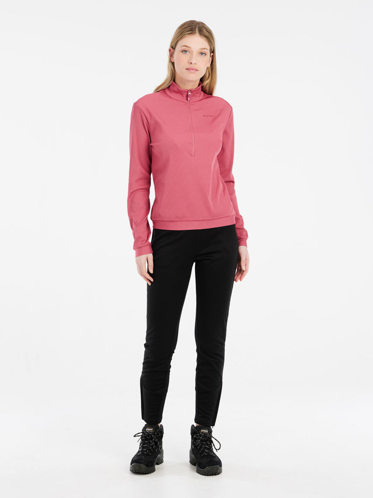 PROTEST PRTCUPID 1/4 zip active t | Rose Dust