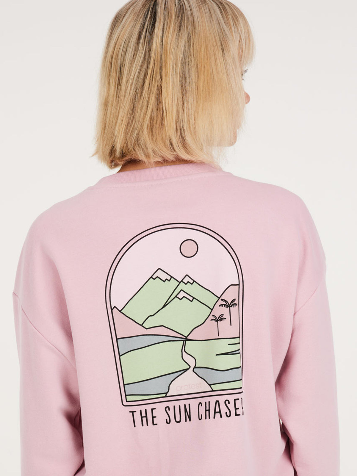 PROTEST PRTORIANA sweatshirt | Pillow Pink