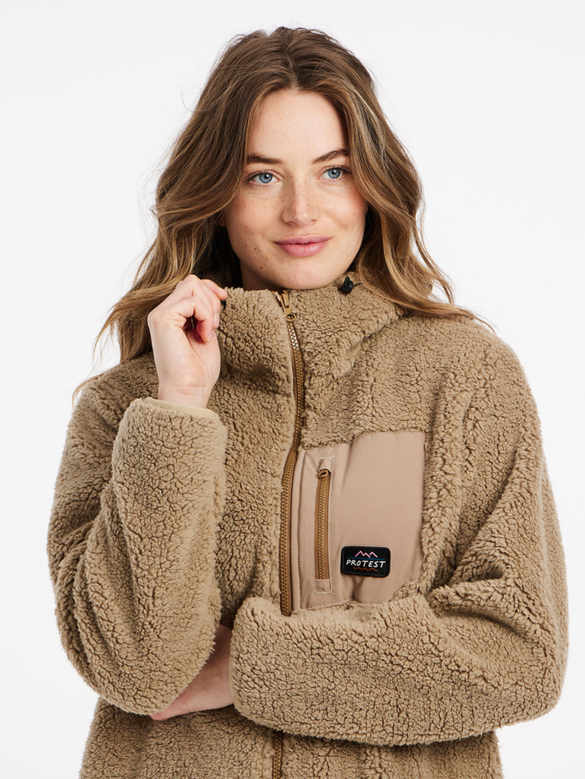 PROTEST PRTSAGO Outdoor sweaters & Zip ups | BambooBeige