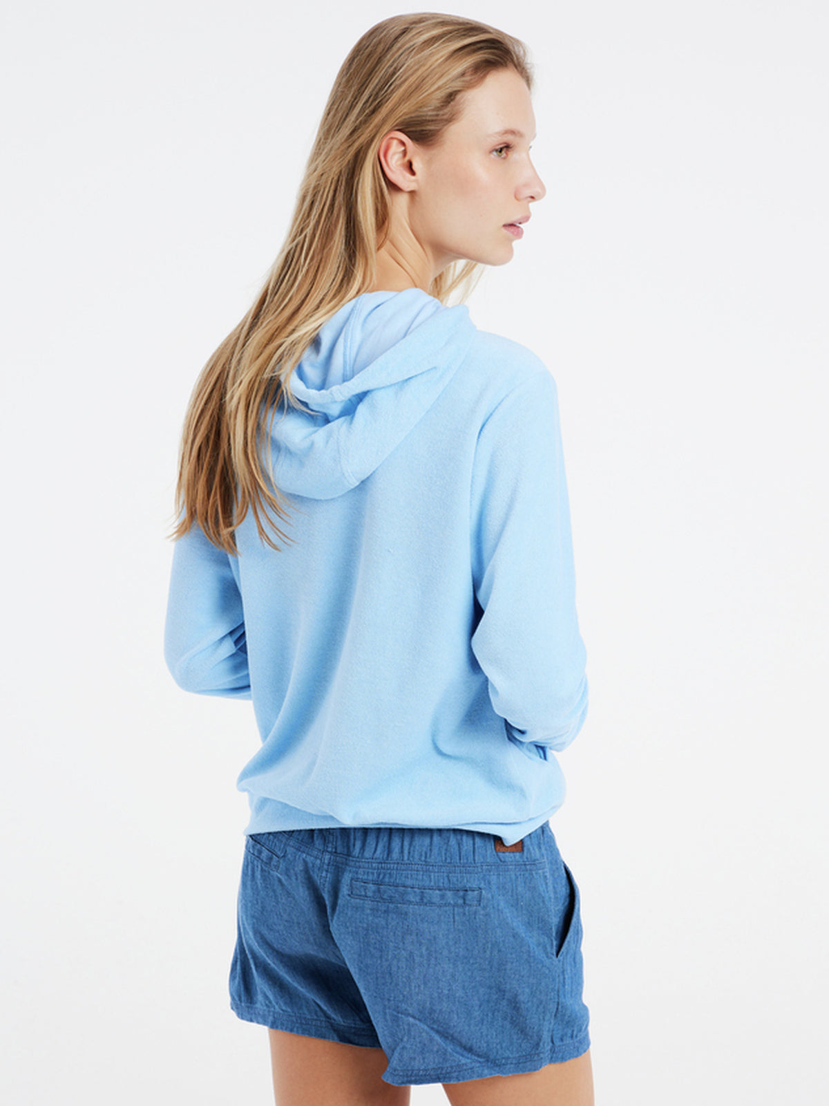 PROTEST NXGMAYON full zip hoody | Chambray Blue