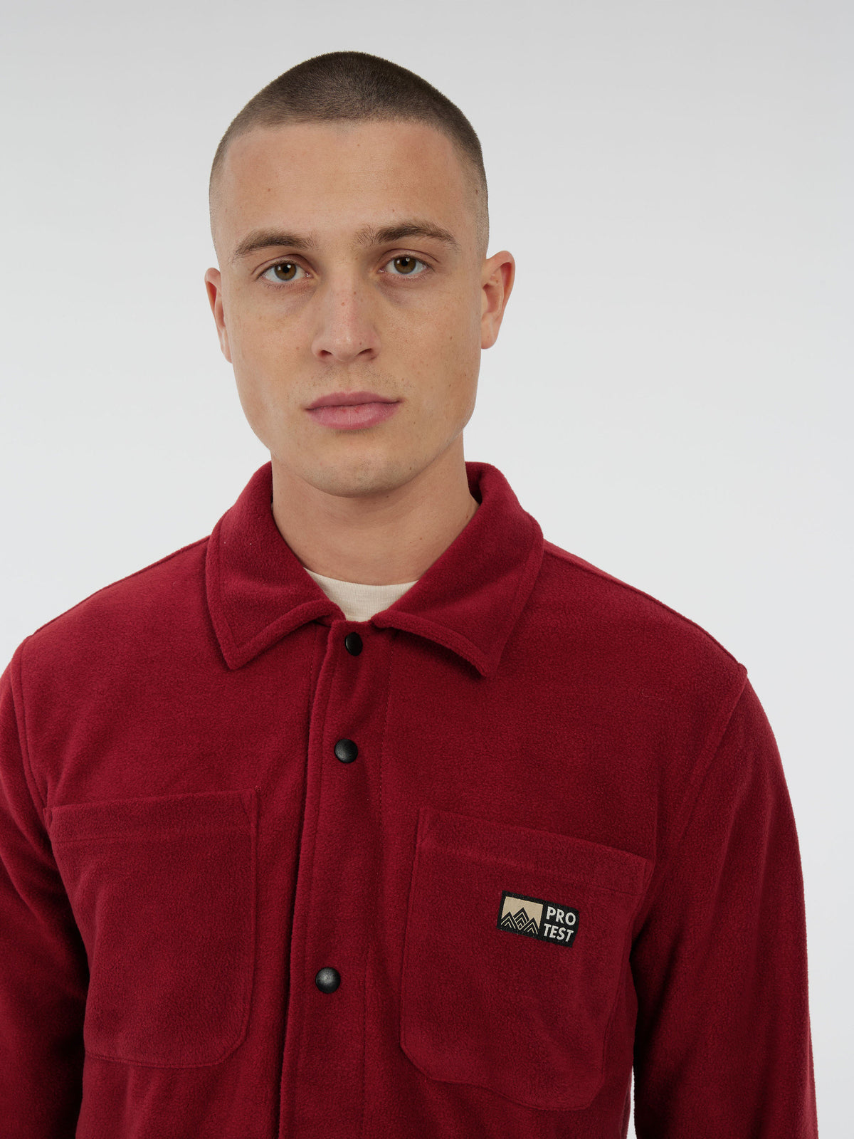 PROTEST PRTFinest Outdoor sweaters & Zip ups | Velvet red