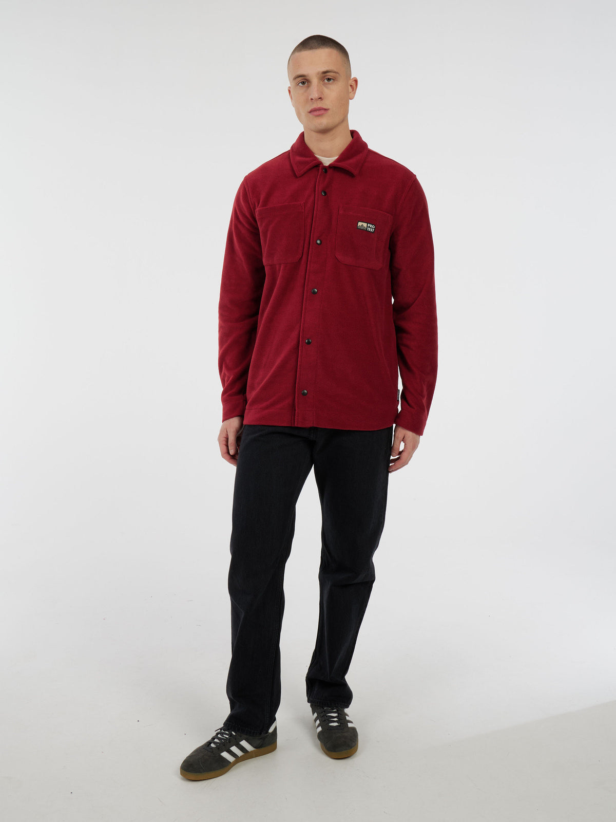 PROTEST PRTFinest Outdoor sweaters & Zip ups | Velvet red