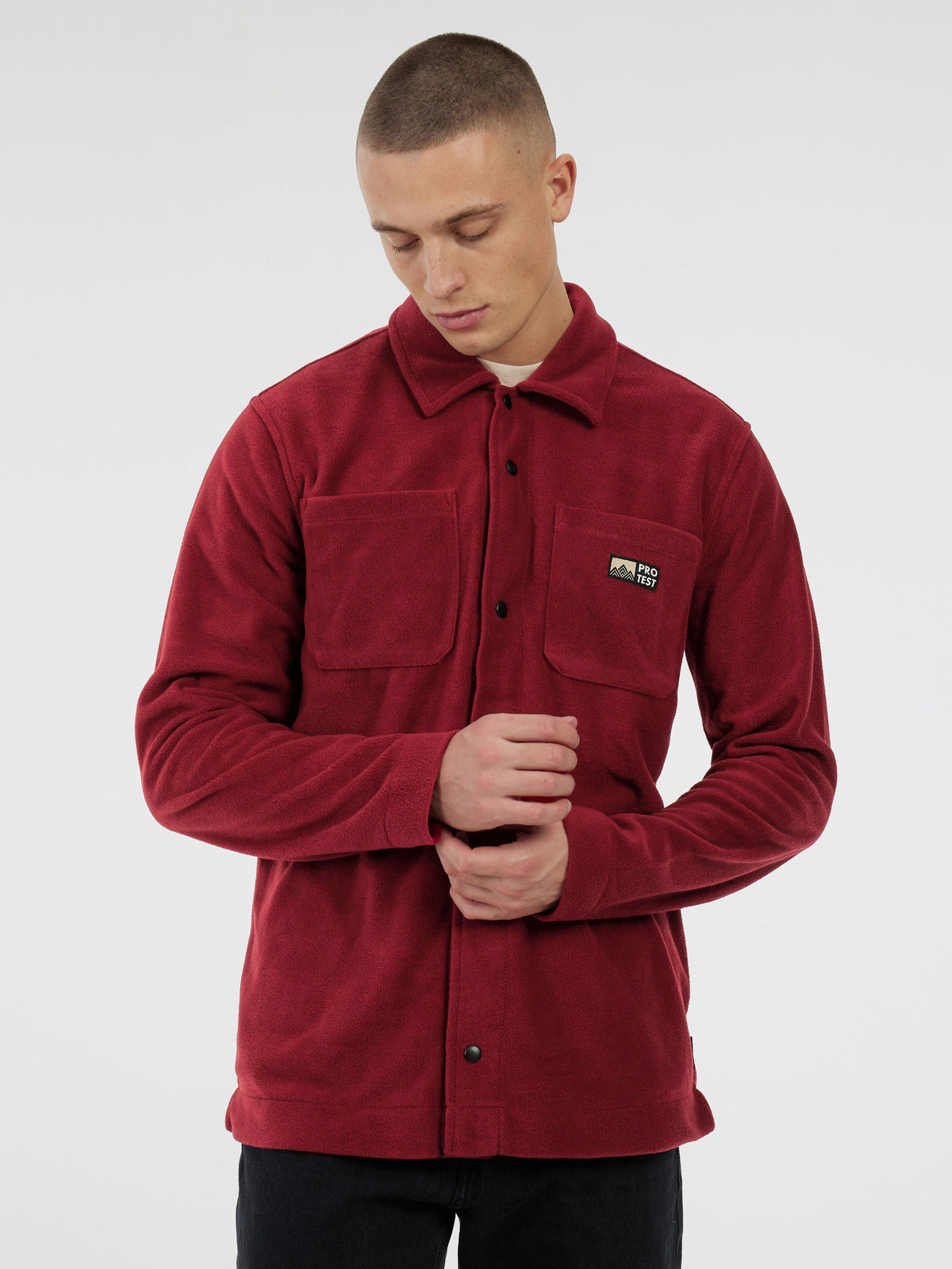 PROTEST PRTFinest Outdoor sweaters & Zip ups | Velvet red