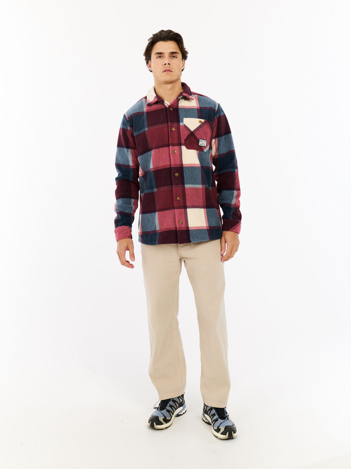 PROTEST PRTMitchel Outdoor sweaters & Zip ups | Velvet red