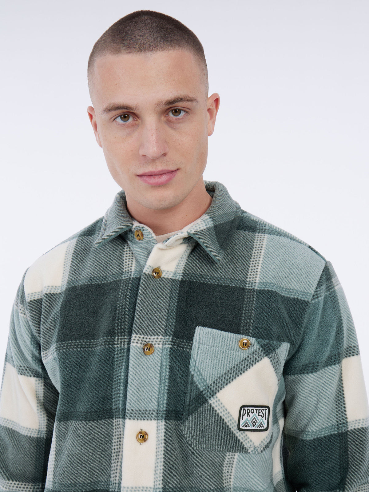 PROTEST PRTMitchel Outdoor sweaters & Zip ups | Kale green