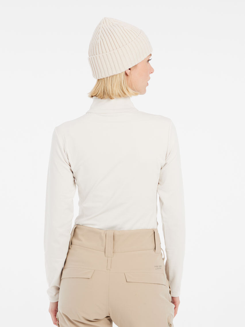 PROTEST FABRIZ 1/4 Zip Top | Kitoffwhite