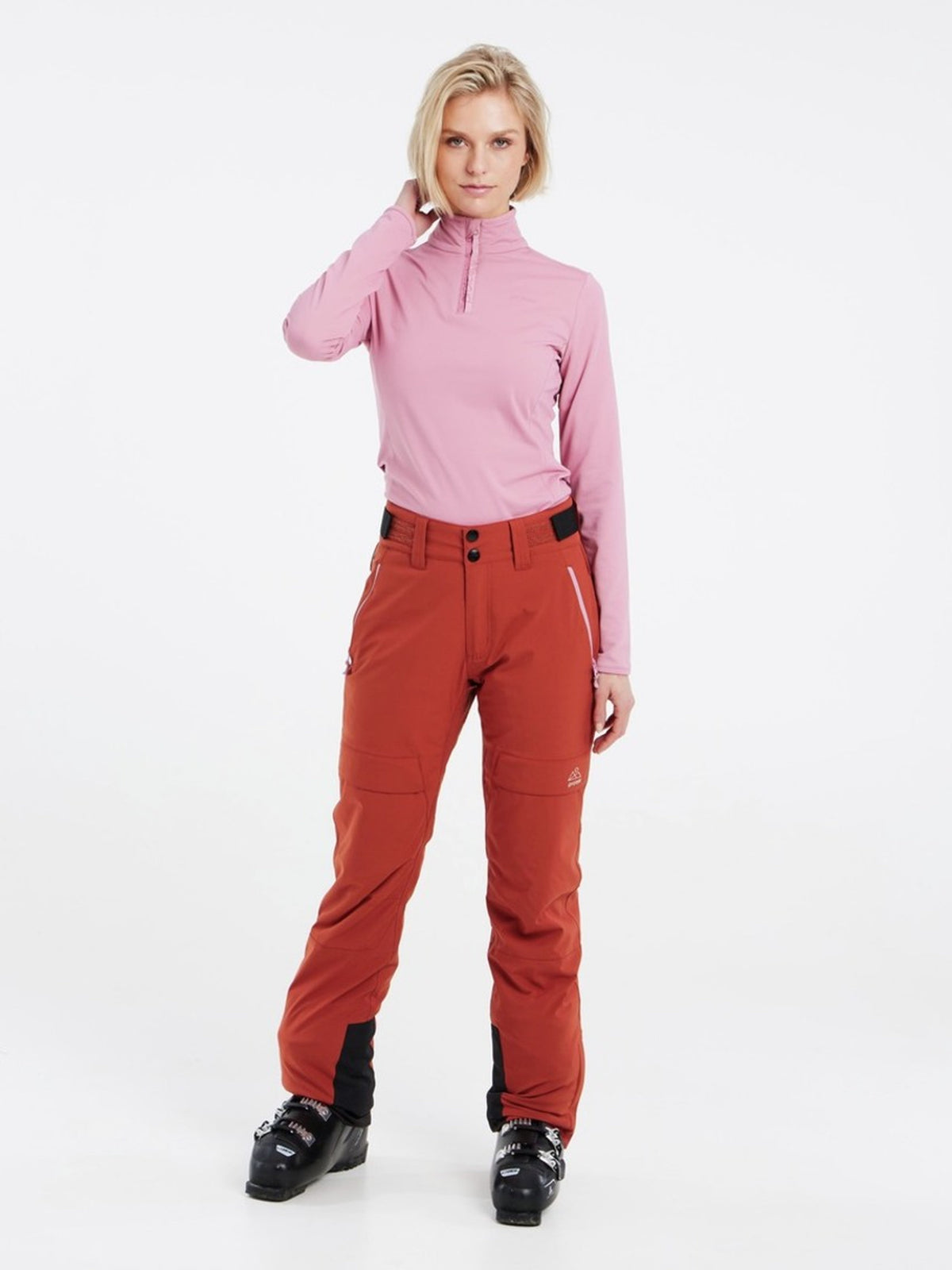 PROTEST FABRIZ 1/4 zip top | Cameo Pink