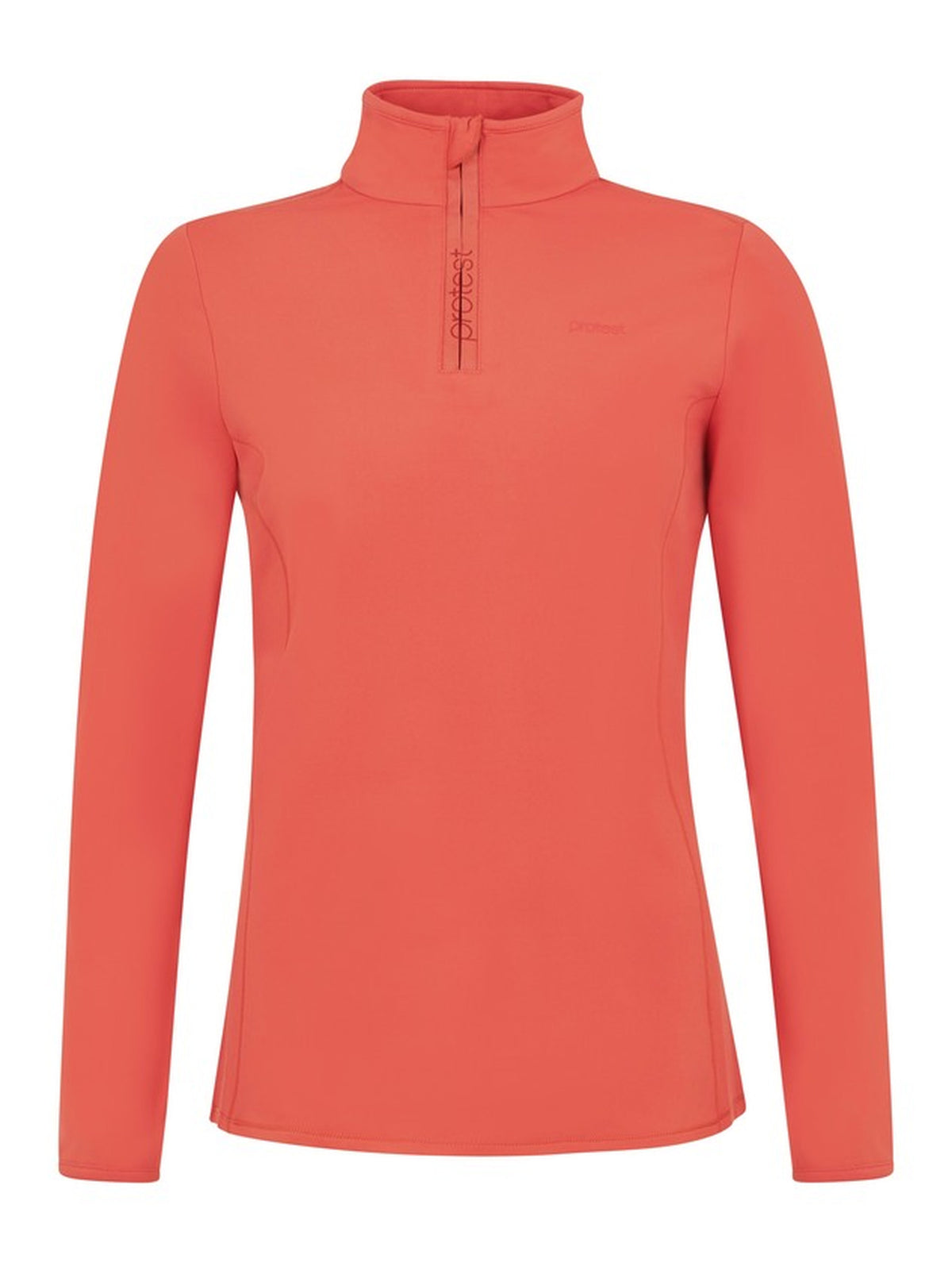 PROTEST FABRIZ 1/4 zip top | Tosca Red