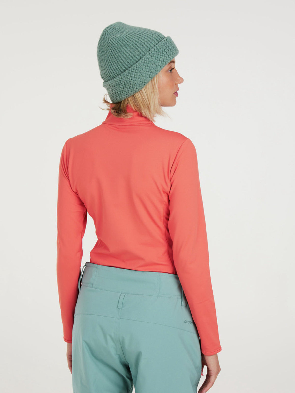PROTEST FABRIZ 1/4 zip top | Tosca Red
