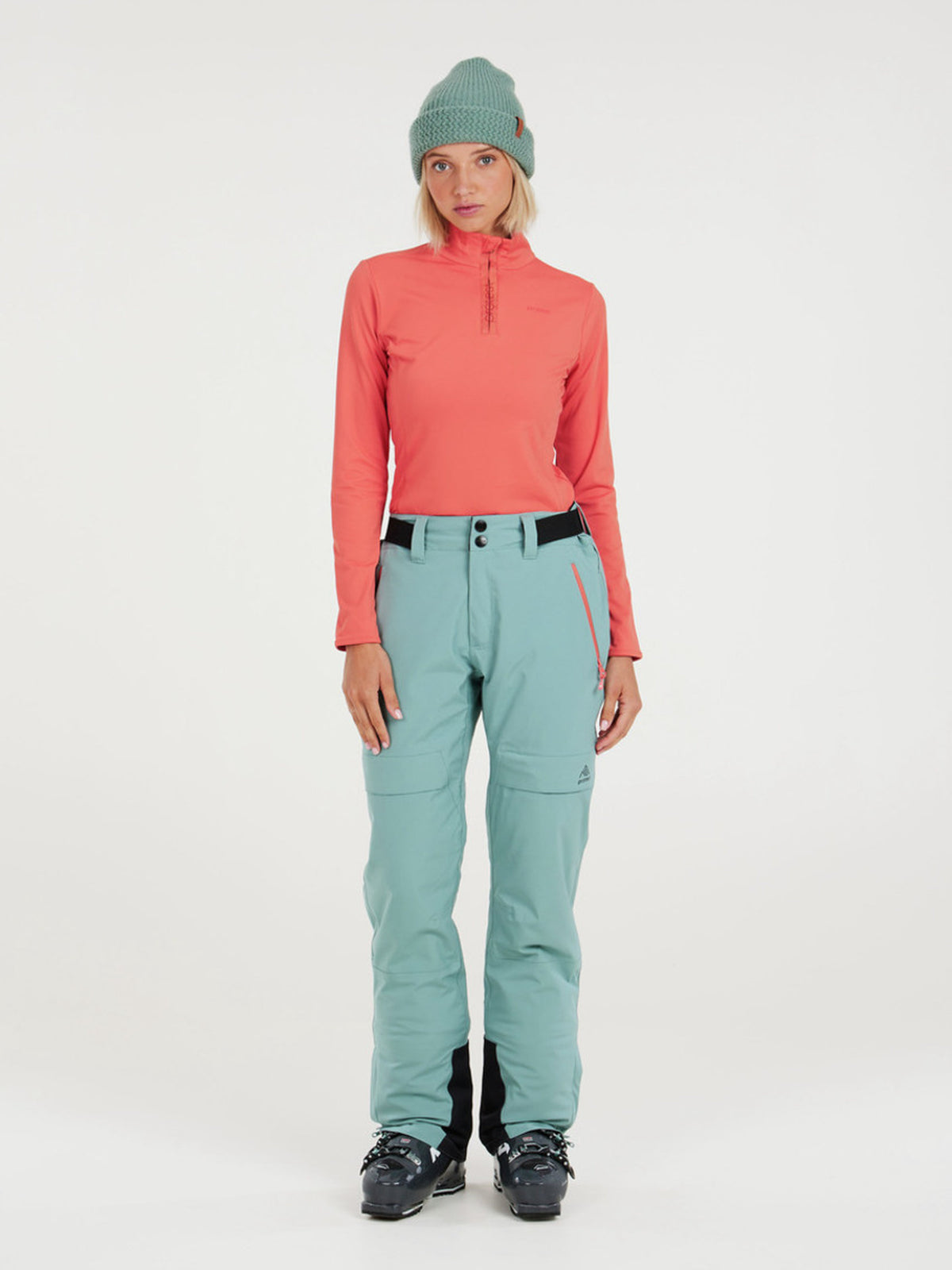 PROTEST FABRIZ 1/4 zip top | Tosca Red