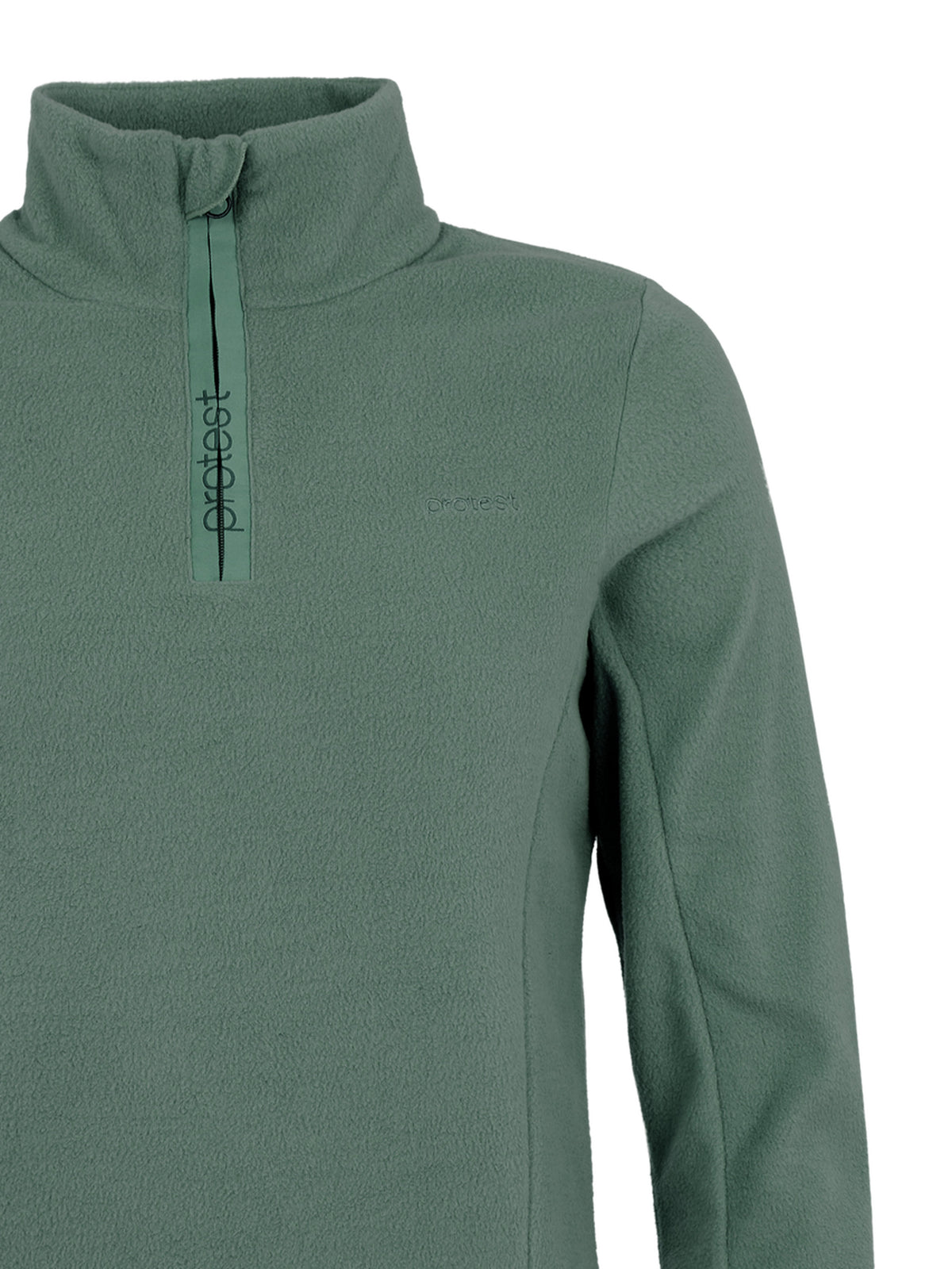 PROTEST MUTEZ 1/4 zip top | Evergreen