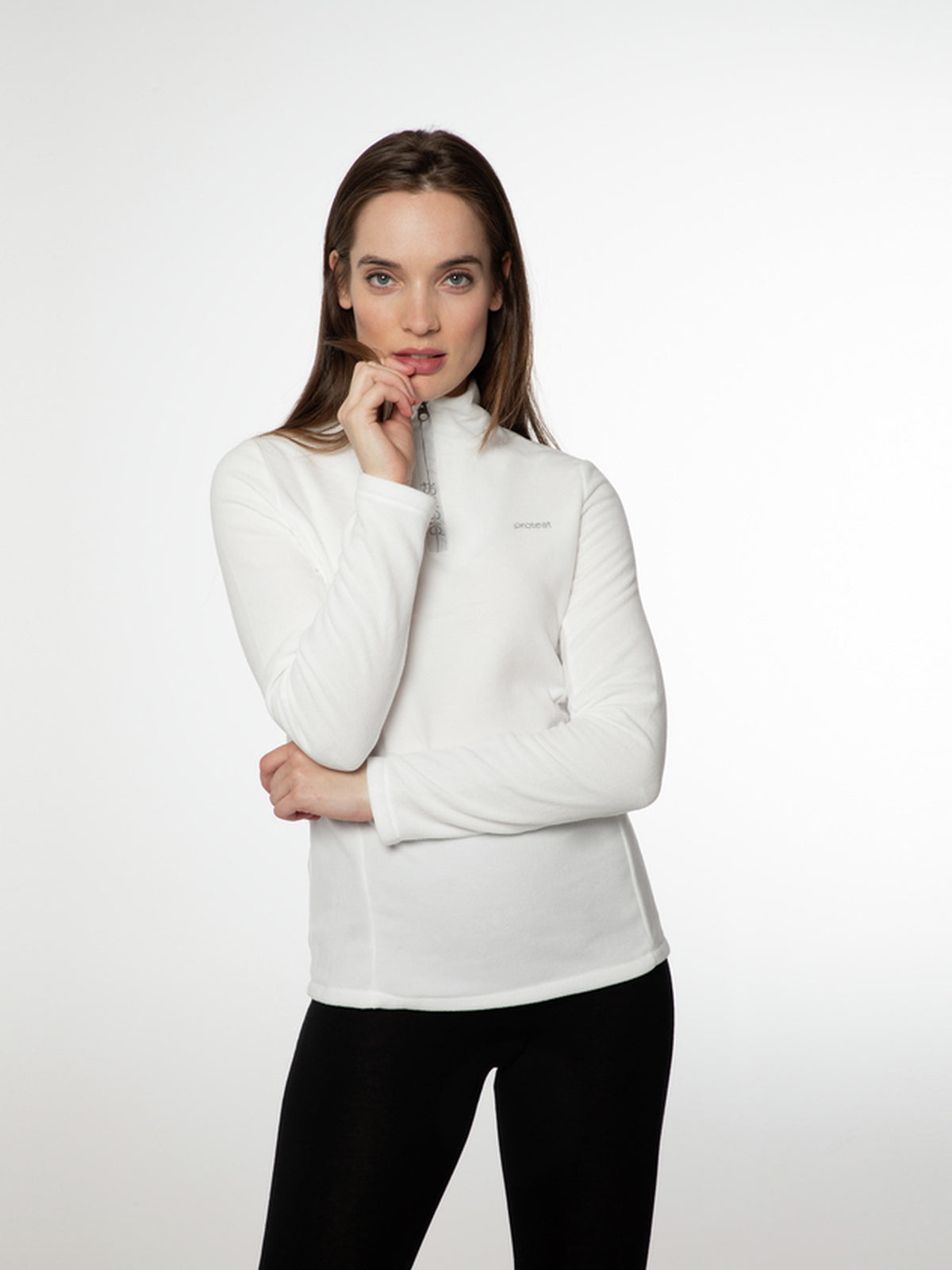 PROTEST MUTEZ 1/4 zip top | Seashelloffwhite