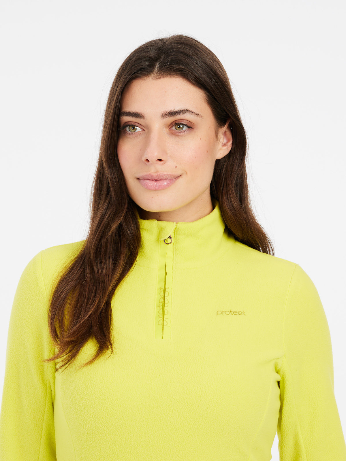 PROTEST MUTEZ 1/4 zip top | Limone