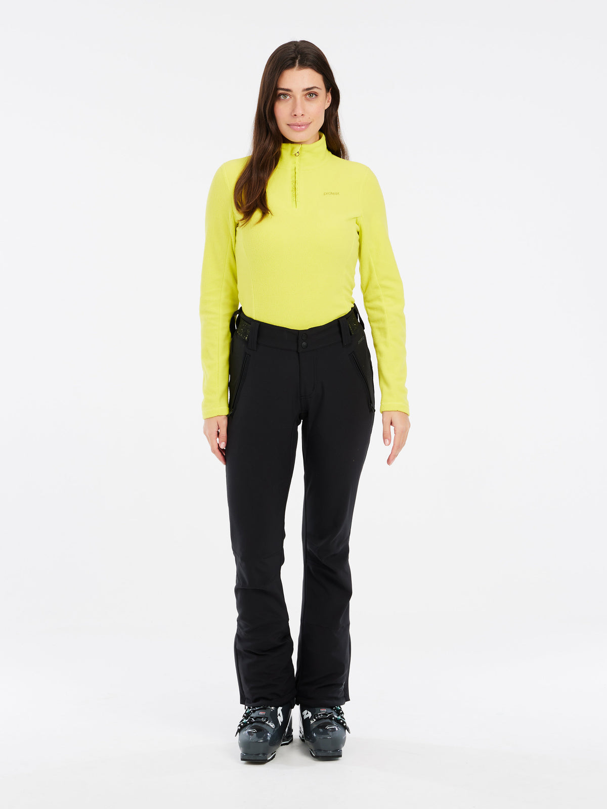 PROTEST MUTEZ 1/4 zip top | Limone